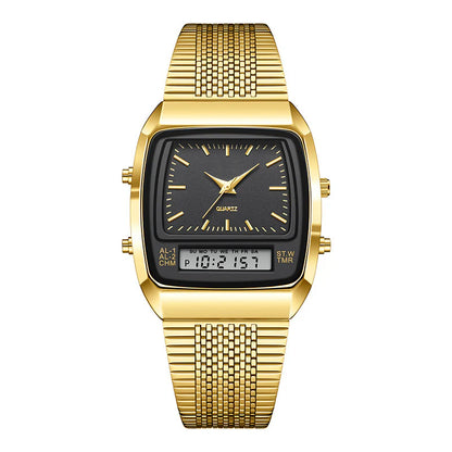 Unisex Retro Dual Display Watch