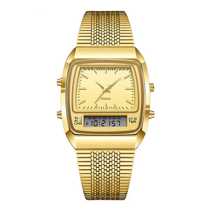 Unisex Retro Dual Display Watch