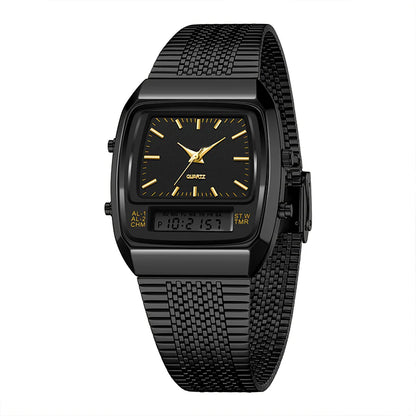 Unisex Retro Dual Display Watch