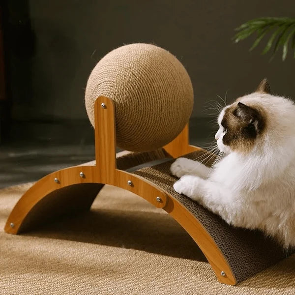 Sisal Cat Scratching Ball and Scratching Platform