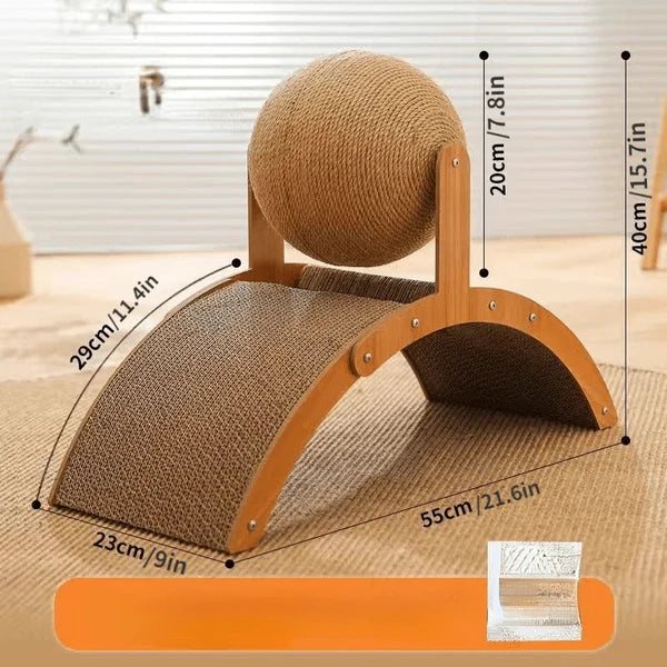 Sisal Cat Scratching Ball and Scratching Platform