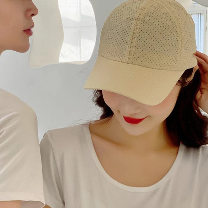 Unisex Perforated Adjustable Baseball Cap