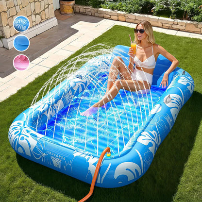 Inflatable Water Spray Pool Lounge