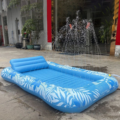 Inflatable Water Spray Pool Lounge