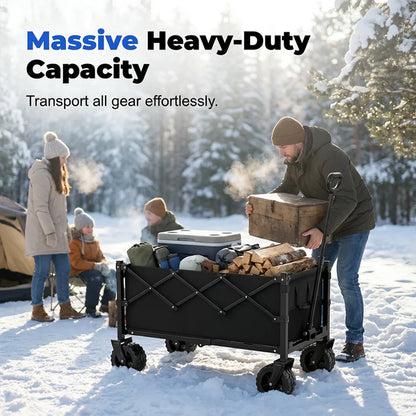 Collapsible Folding Utility Wagon Cart