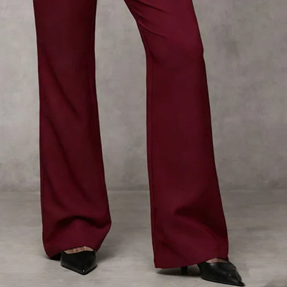 Women's Flared Tailored Pants