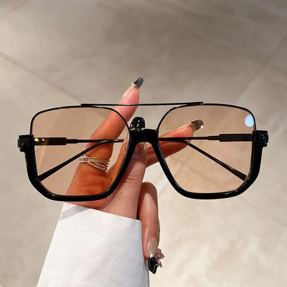 Oversized Square Frame Fashion Glasses