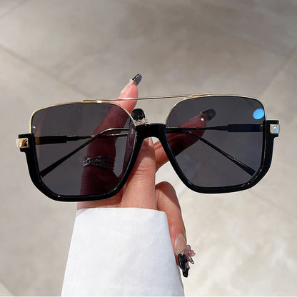 Oversized Square Frame Fashion Glasses
