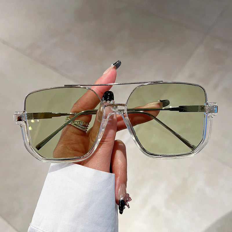 Oversized Square Frame Fashion Glasses