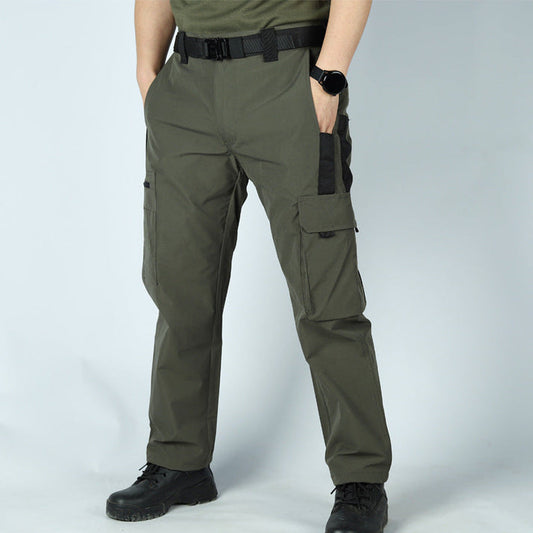 Men's Cargo Pants with Adjustable Belt
