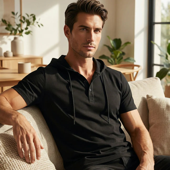 Men's Performance Hooded Polo