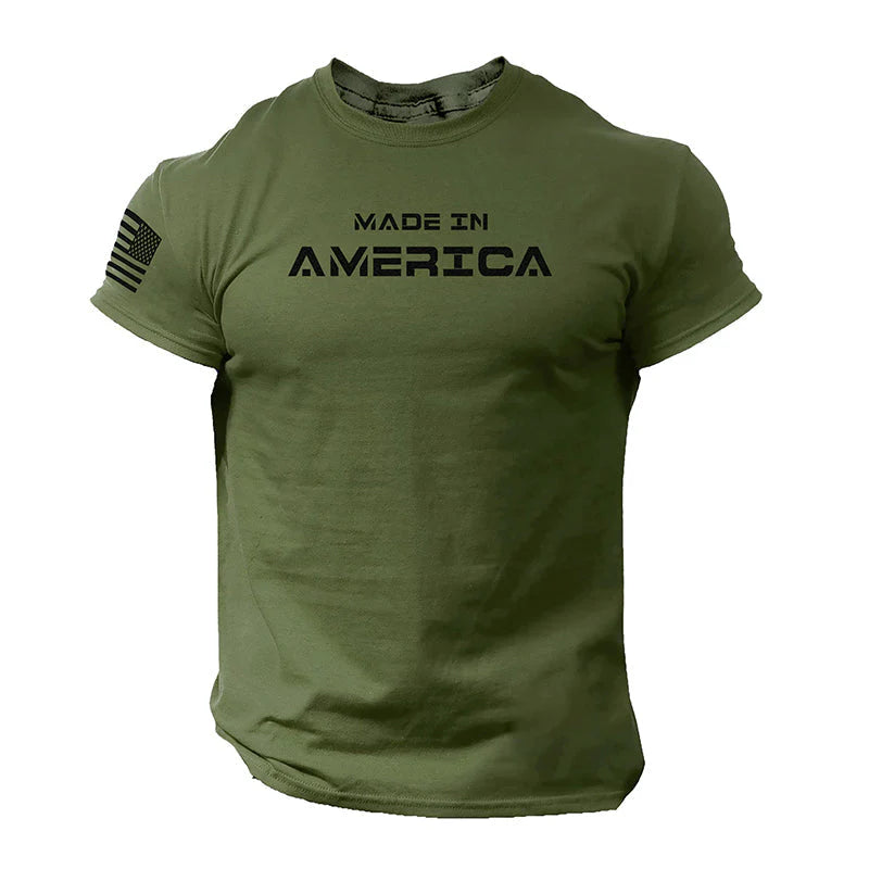 Men’s America Graphic Crew Neck Tee