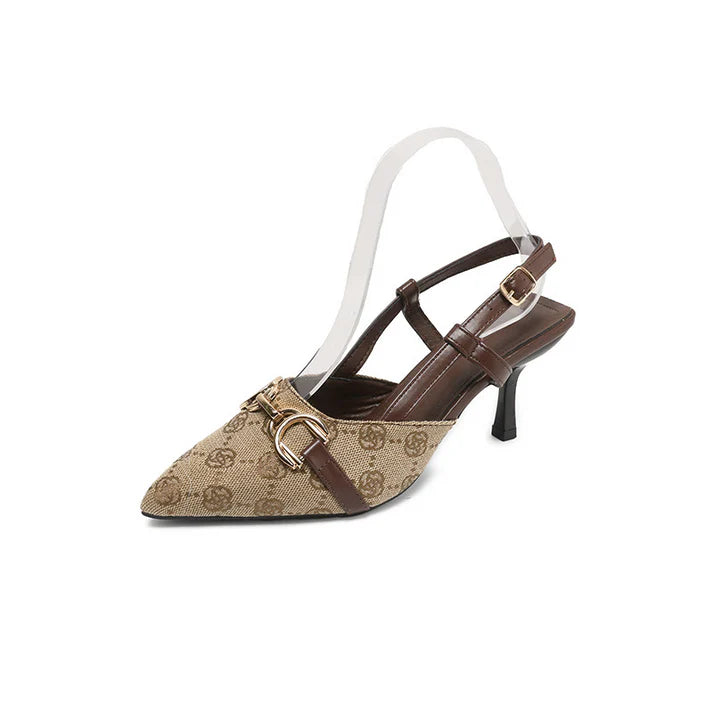 Women's Pointed-Toe Slingback Heels