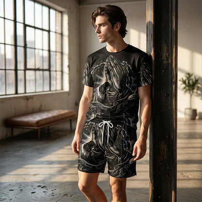 Men's Faith Graphic T-Shirt & Shorts Set