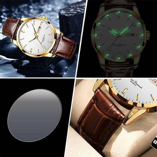 Men’s & Women’s Classic Day-Date Dress Watch