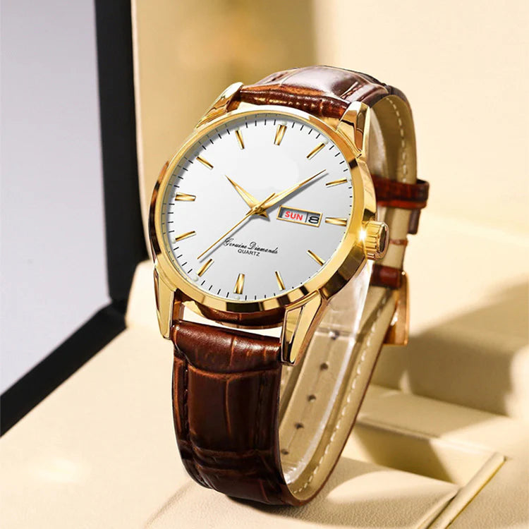 Men’s & Women’s Classic Day-Date Dress Watch