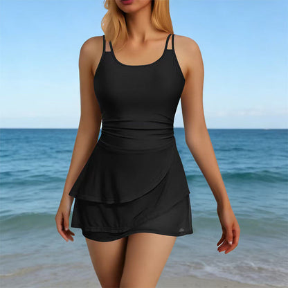 Women's Swim Dress with Double Straps