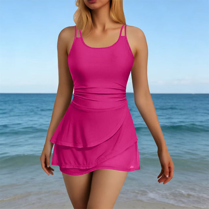 Women's Swim Dress with Double Straps