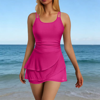 Women's Swim Dress with Double Straps