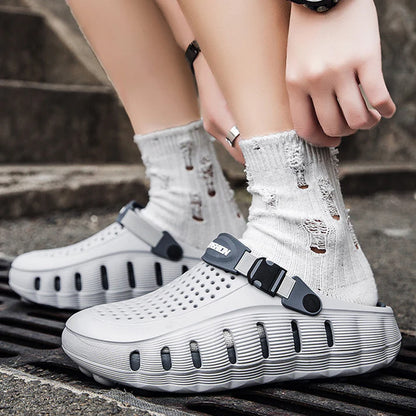 Men's Adjustable Strap Comfort Clogs