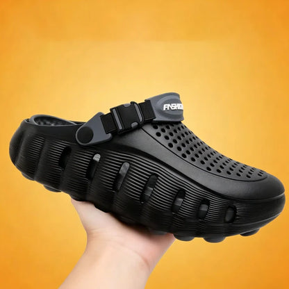 Men's Adjustable Strap Comfort Clogs
