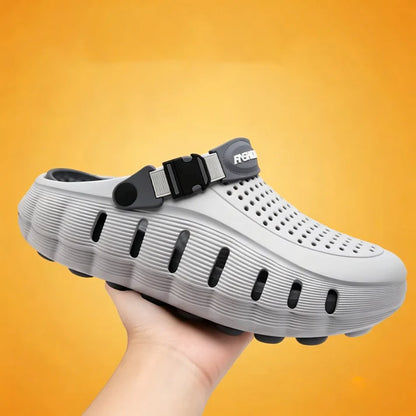 Men's Adjustable Strap Comfort Clogs