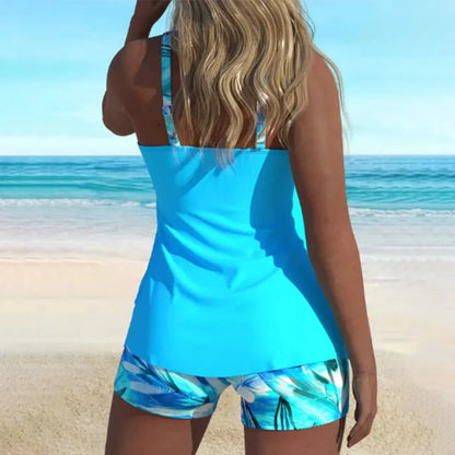 Women's Ruffle Tankini Set
