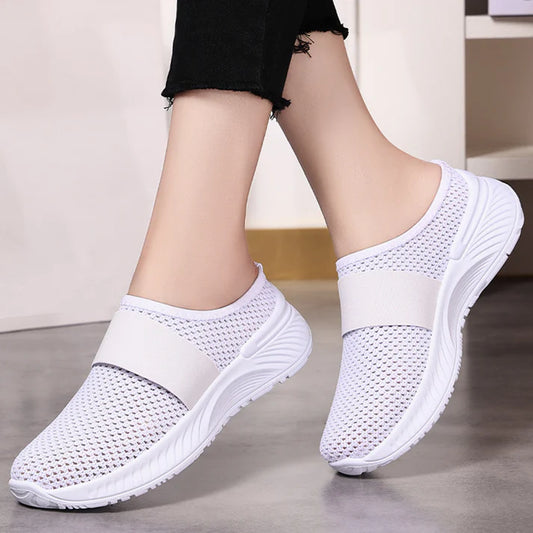 Women's Mesh Slip-On Walking Shoes