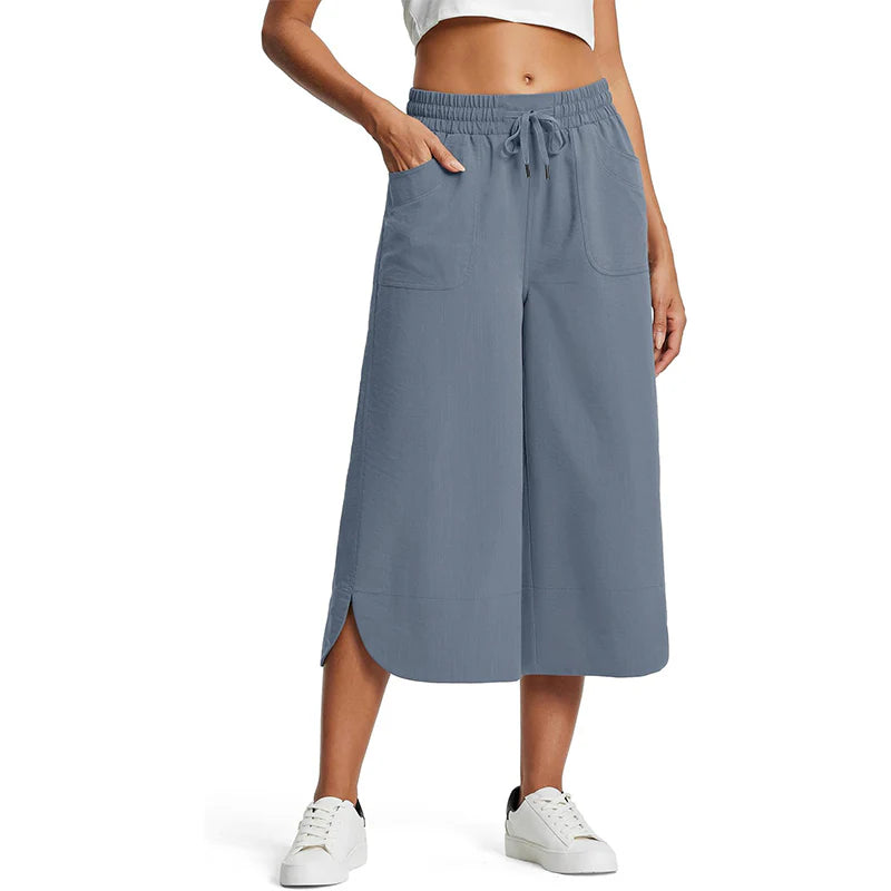 Women’s Wide Leg Capri Lounge Pants