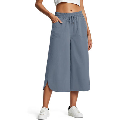 Women’s Wide Leg Capri Lounge Pants