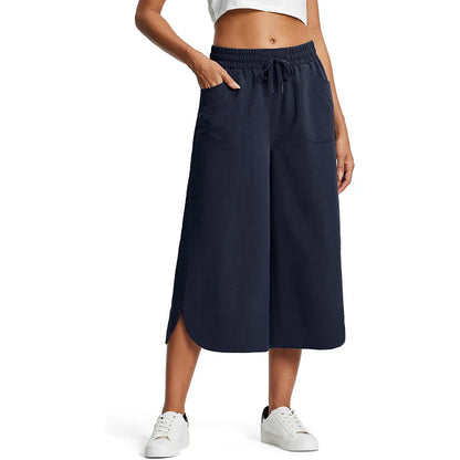 Women’s Wide Leg Capri Lounge Pants