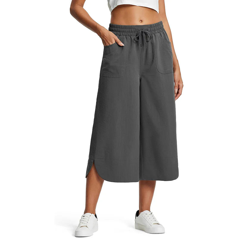 Women’s Wide Leg Capri Lounge Pants