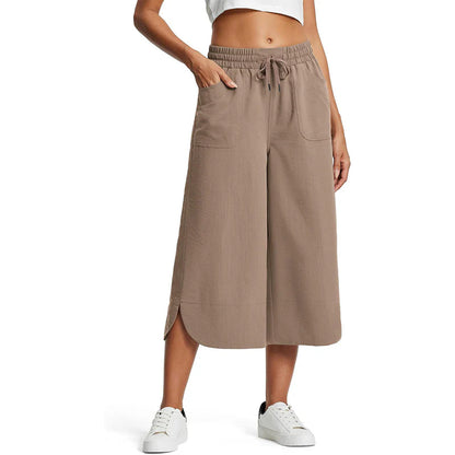 Women’s Wide Leg Capri Lounge Pants