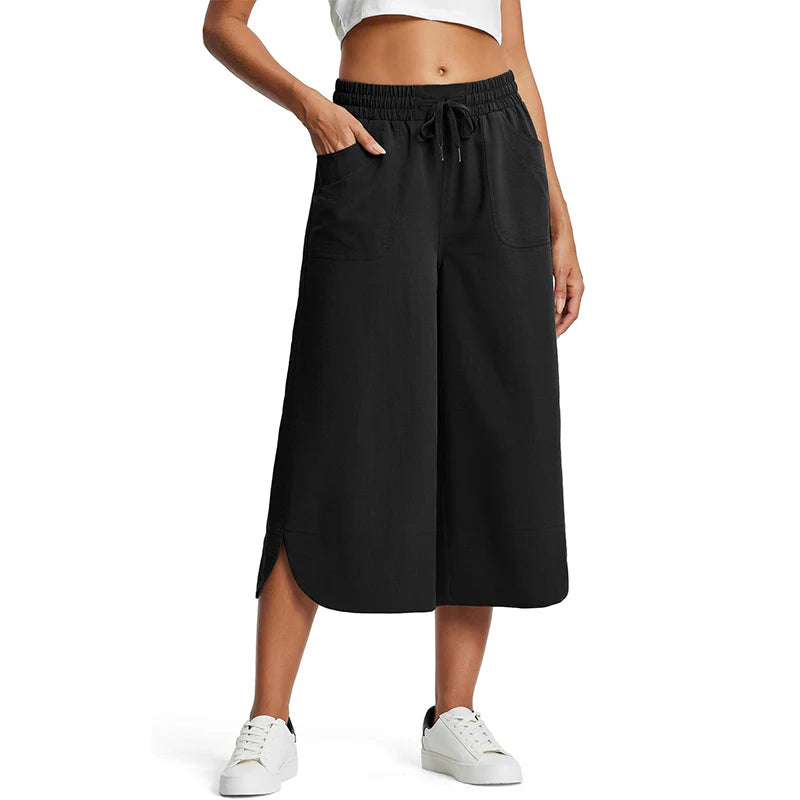 Women’s Wide Leg Capri Lounge Pants