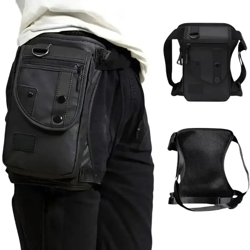 Unisex Multi-Pocket Oxford Utility Crossbody Bag