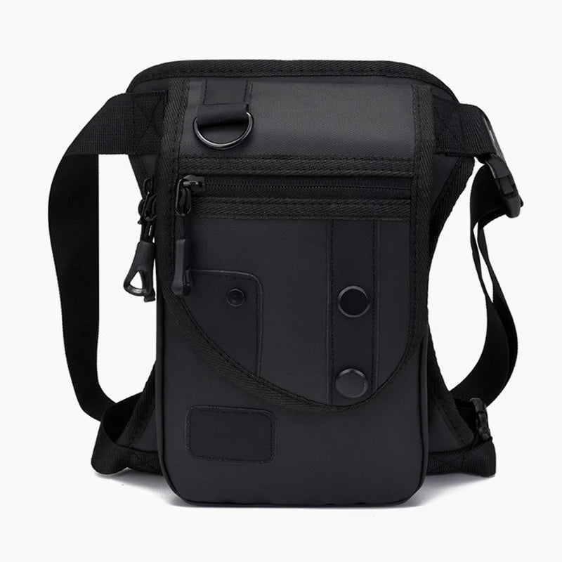 Unisex Multi-Pocket Oxford Utility Crossbody Bag
