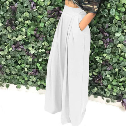Women's High-Waist Wide-Leg Pants