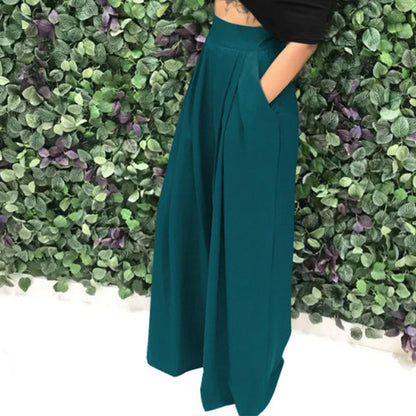Women's High-Waist Wide-Leg Pants