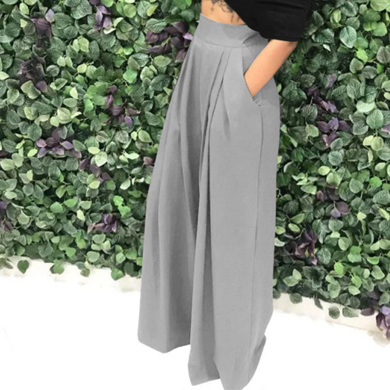 Women's High-Waist Wide-Leg Pants