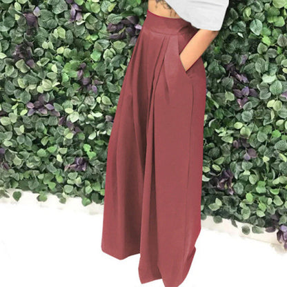 Women's High-Waist Wide-Leg Pants