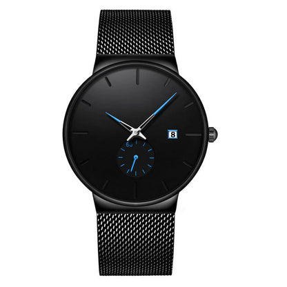 Men's Minimalist Mesh Strap Watch