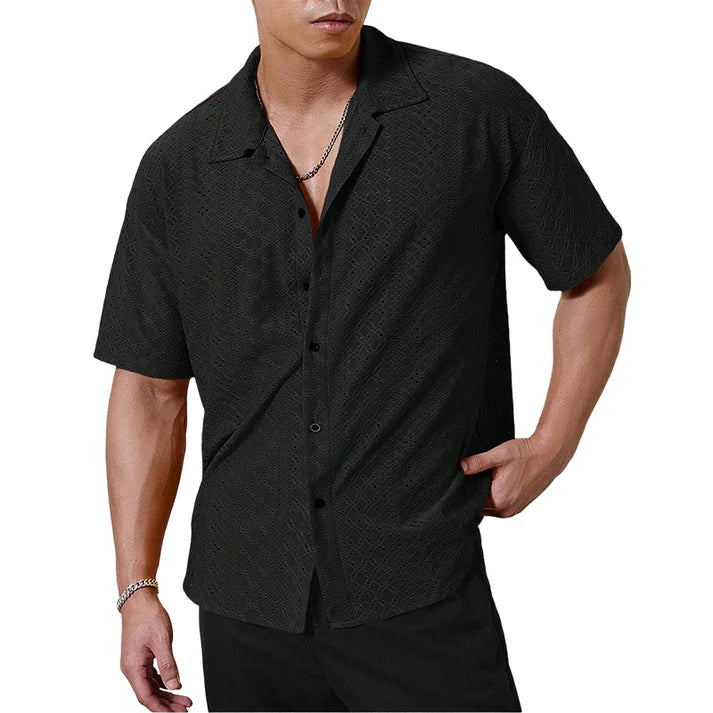 Men's Textured Resort Shirt