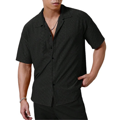 Men's Textured Resort Shirt