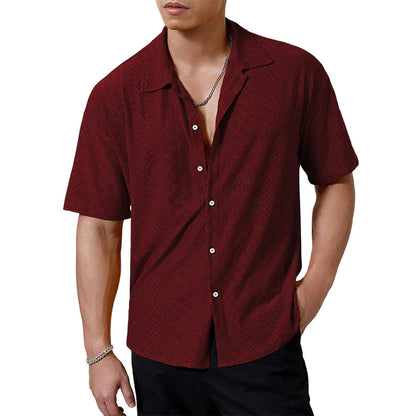 Men's Textured Resort Shirt