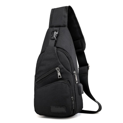 Men's Multi-Pocket Crossbody Sling Bag