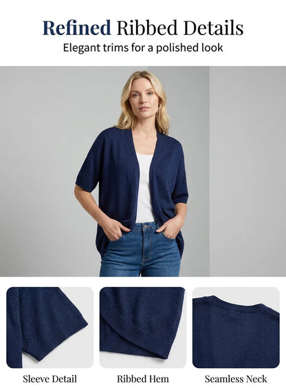 Women's Open Front Knit Cardigan