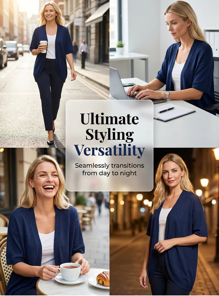 Women's Open Front Knit Cardigan