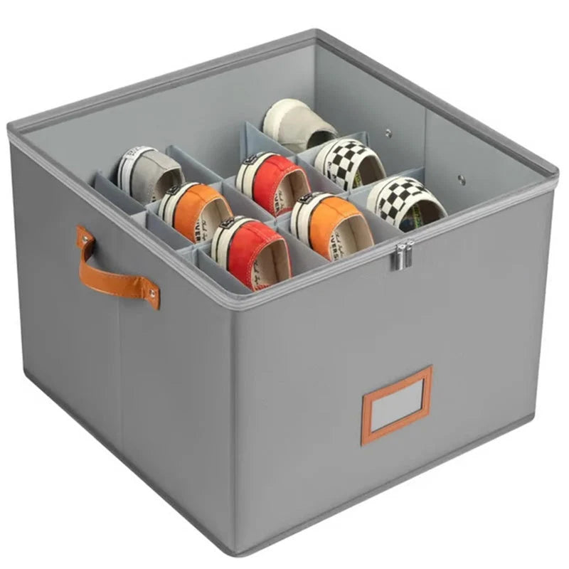 Foldable Shoe Storage Organizer Box