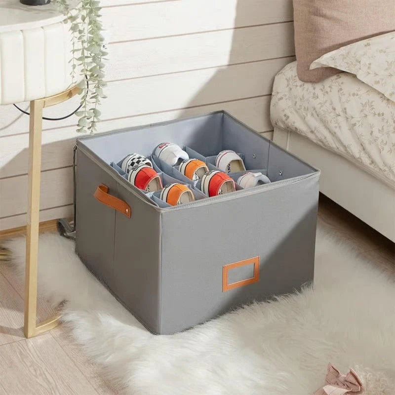 Foldable Shoe Storage Organizer Box