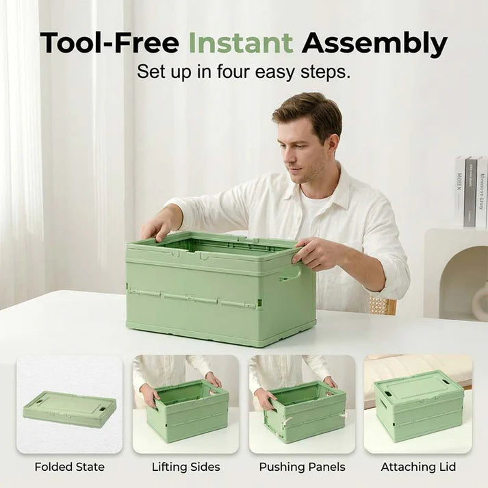 Collapsible Storage Organizer Box